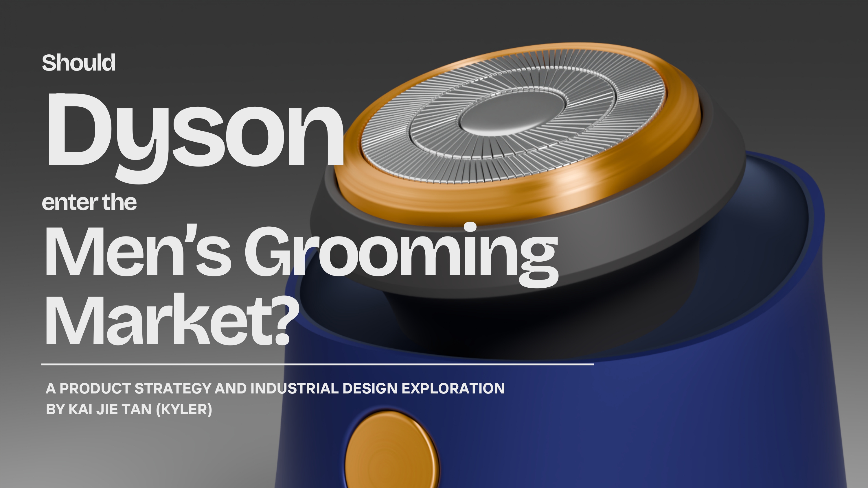 What if Dyson made a Men's shaver? A Concept Study cover image