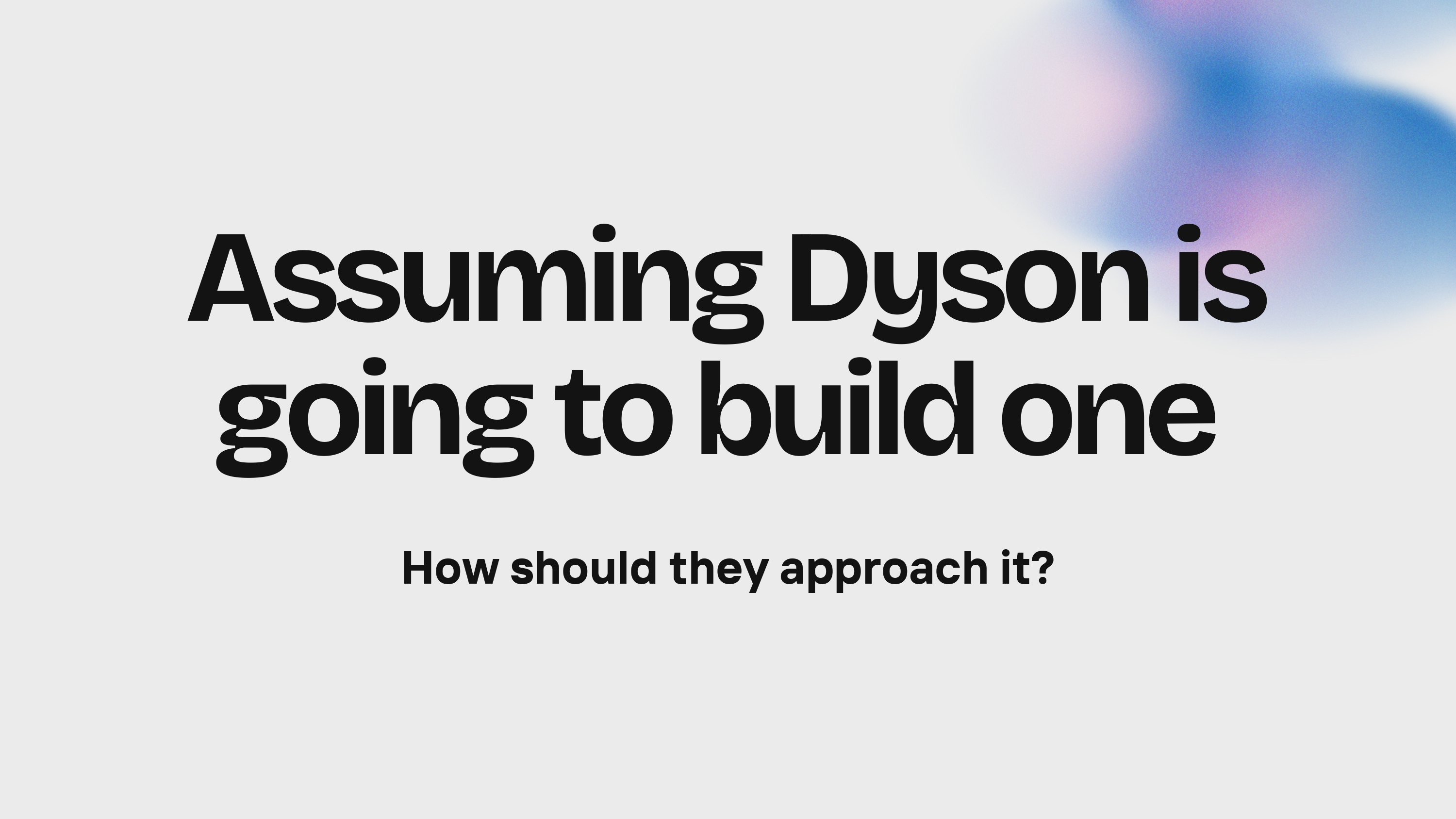 What if Dyson made a Men's shaver? A Concept Study image