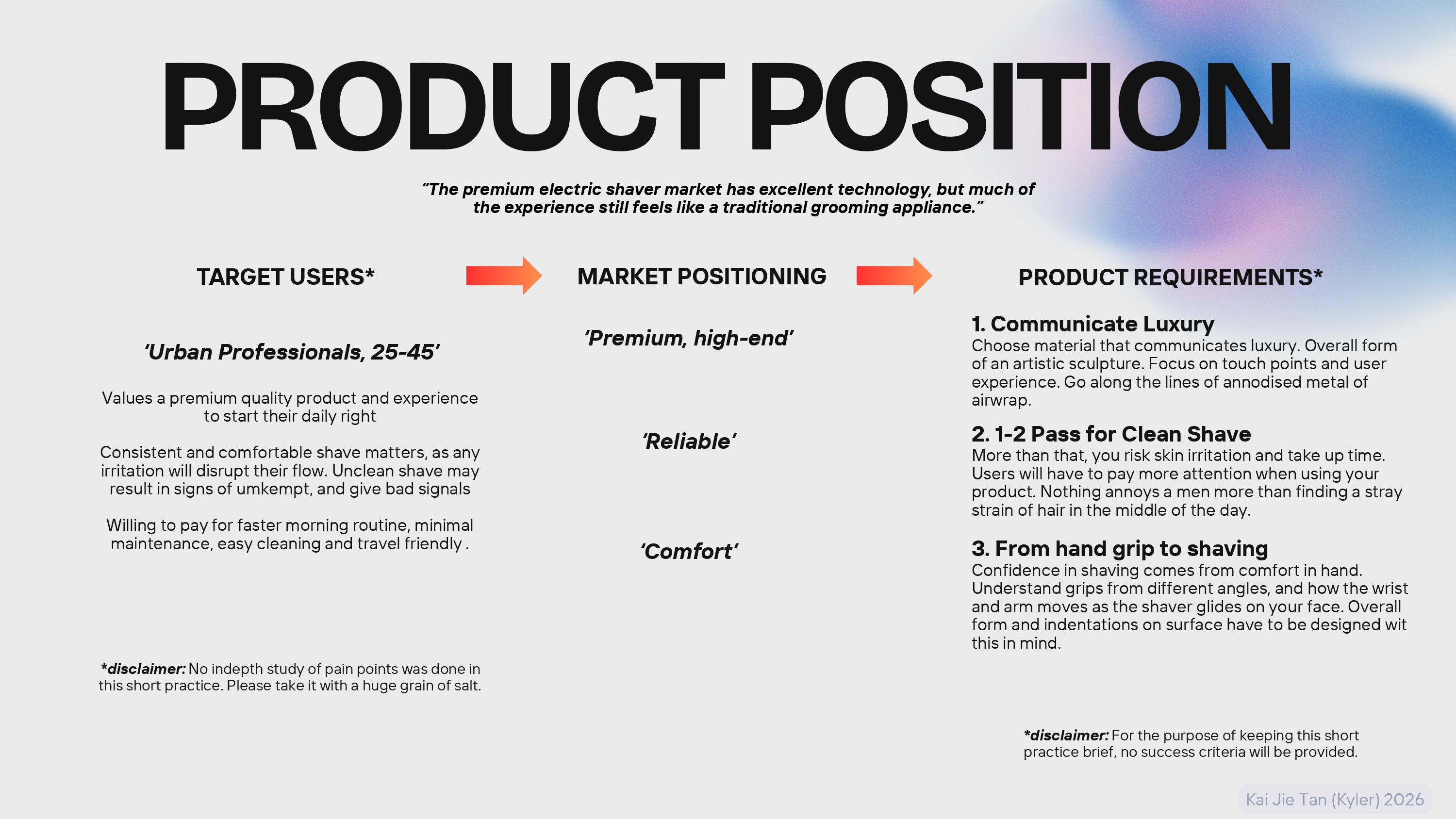 What if Dyson made a Men's shaver? A Concept Study image